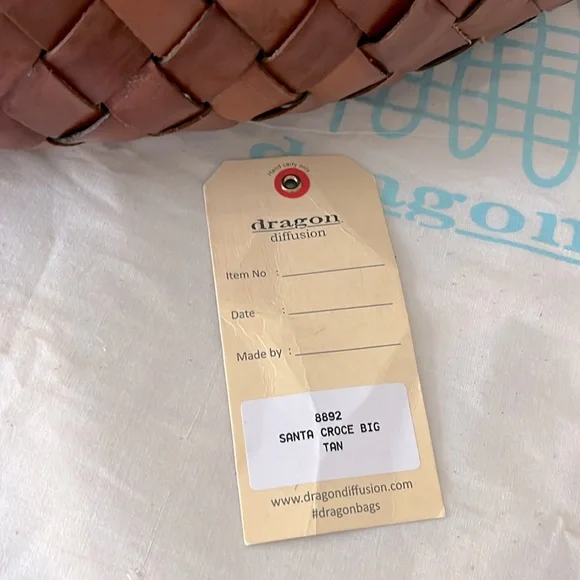 Dragon Diffusion Brown Woven Tote - Picture 13 of 14